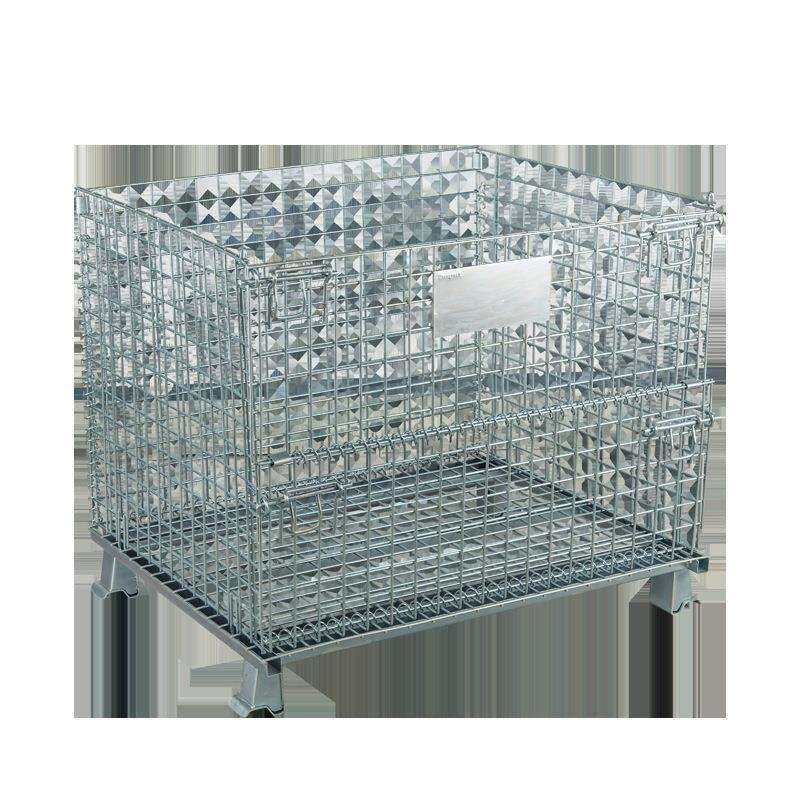 右企仓储笼折叠笼蝴蝶笼储物大铁框仓库铁笼子周转箱工厂金属笼车,淘宝优惠券,粉丝福利购,淘宝优惠卷