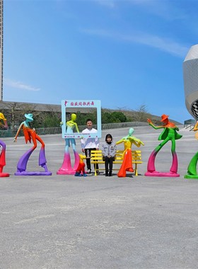 玻璃钢雕塑音乐人乐队造型运动员人物小I区公园美术院大型落地摆