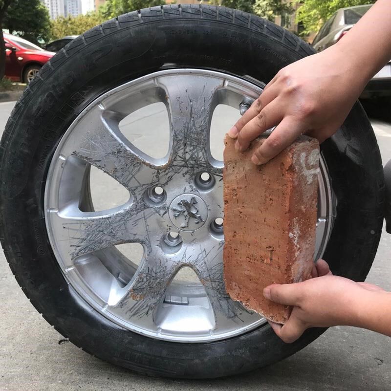 汽车轮毂修复f划痕铝合金缺口翻新抛光改色喷漆钢圈补漆笔银色定 - 图2