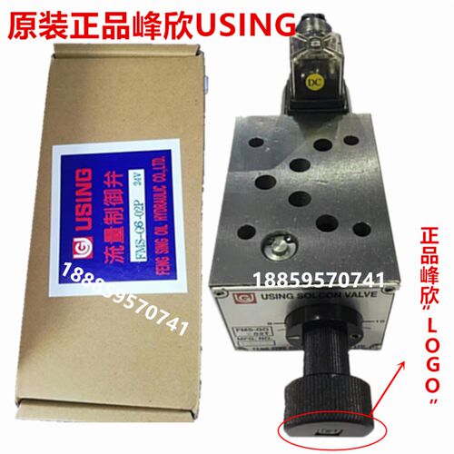 峰欣USING电磁调速阀FMS-GO4-03T/A/B/P FMS-G4-03T/A/B/P 流量阀 - 图1