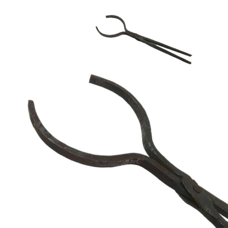 手工打铁钳圆口夹子夹玻璃杯钳子夹杯钳火钳夹冲压产品钳手工夹钳,淘宝优惠券,粉丝福利购,淘宝优惠卷