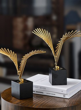 轻奢欧式创意摆件入户玄关家居客厅办公室桌面酒柜书柜卧室装饰品