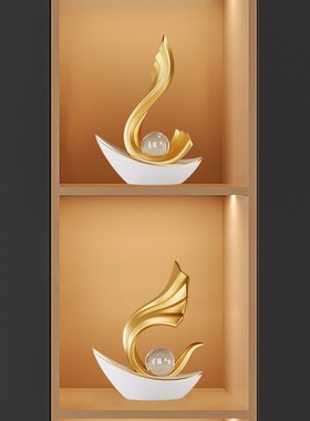 一帆风顺帆e船摆件轻奢高档客厅装饰品电视柜酒柜办公室艺术高级