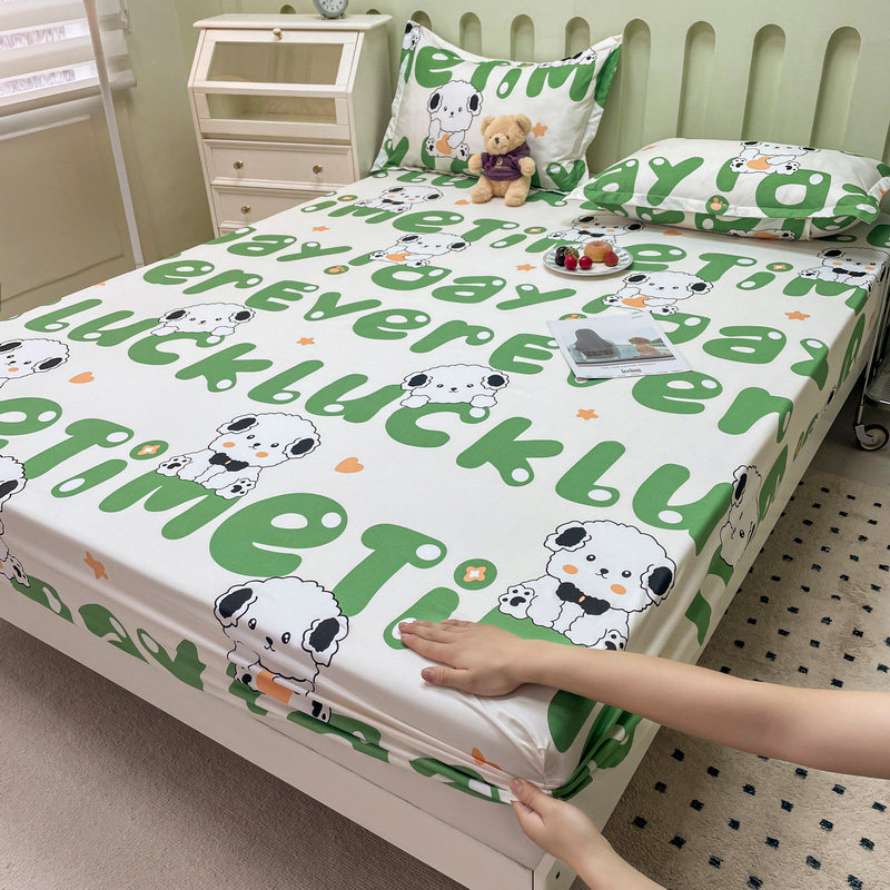 夏季牀笠单件f牀罩2023新款席梦思牀垫防尘牀包牀单款防滑牀套罩 - 图2