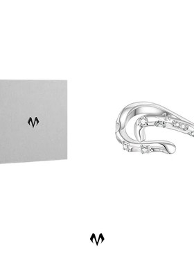 【生日礼物】bajbama守护荒野公益雪豹925银戒指情侣对戒男士