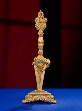 摆件铜普巴cm橛杵面22家居摆件三杵居金刚金刚