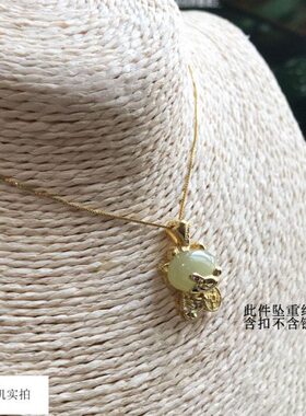 和田玉十二生肖牛挂件 简约女吉祥吊坠可爱真品属相动物款男牛