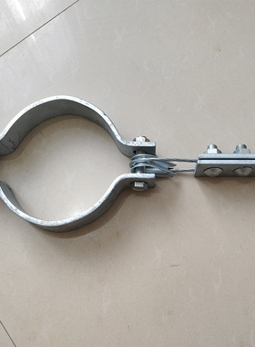 镀锌单吊线抱箍拉线抱箍电线杆路油木杆水泥杆抱箍通信电力器材