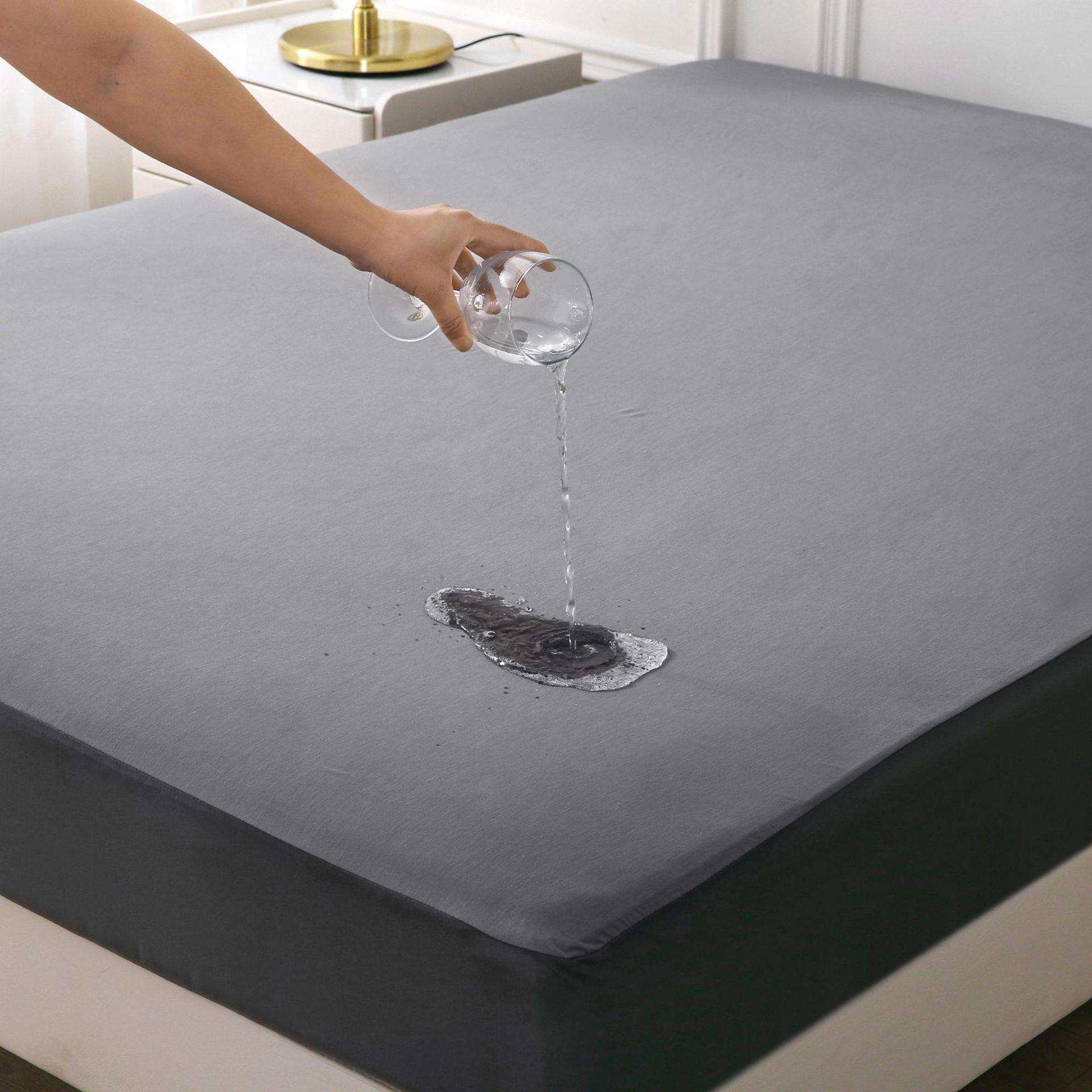 外贸竹纤维汗布防水床笠隔尿透气亚马逊床罩酒店居家床垫保护套,淘宝优惠券,粉丝福利购,淘宝优惠卷