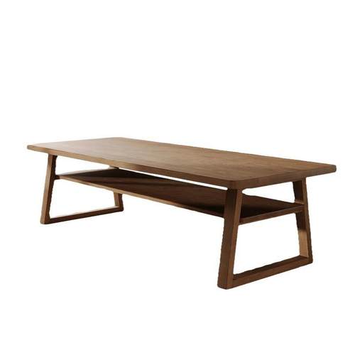 美式客厅大长书桌书房书法桌学习写字长条桌家用实木办公桌工作台 - 图3