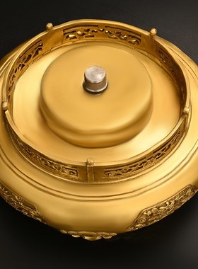 全铜九转a乾坤鼎摆件 时来运转九龙鼎 客厅办公室家居装饰礼品摆