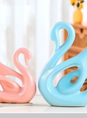 奶油风长颈鹿摆件家m居客厅电视酒柜子玄关装饰品现代简约轻奢高