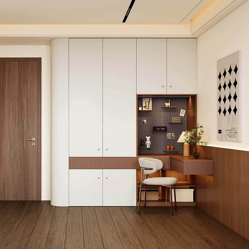 Airan Home Furnishings antique style whole house walk-in large wardrobe household bedroom overall cloakroom furniture wardrobe