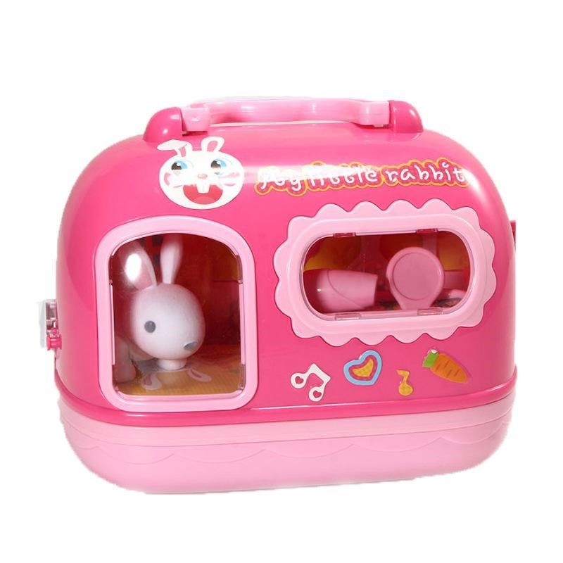 玩具屋宠物小手提过家家儿童护理小鸡仿真养成箱小兔学者礼物女孩,淘宝优惠券,粉丝福利购,淘宝优惠卷