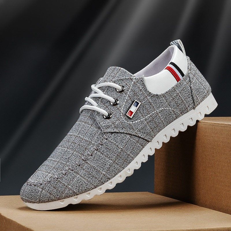 2025新款夏季透气帆布鞋软底防臭轻便简约老北京豆豆鞋男鞋46码45,淘宝优惠券,粉丝福利购,淘宝优惠卷