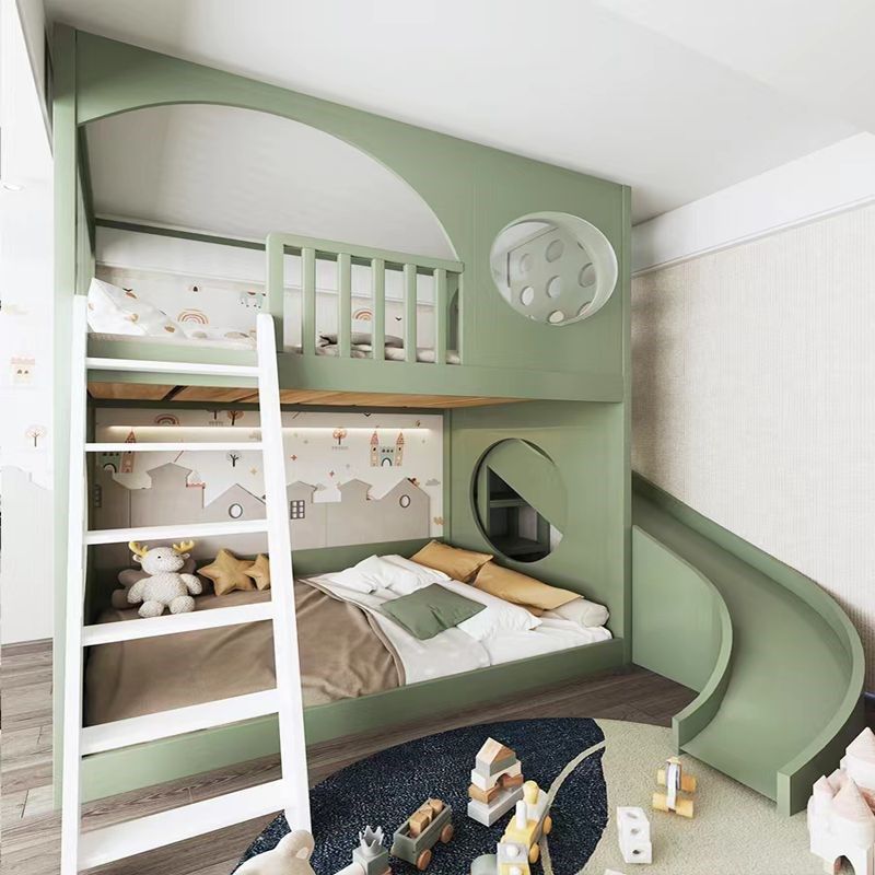 实木儿童房全屋定制太空舱树屋上下床旋转滑滑梯双层隔断高低床,淘宝优惠券,粉丝福利购,淘宝优惠卷