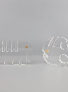简约现代创意亚克力透明鱼摆件样板间民宿样板房卧室客厅书房装饰