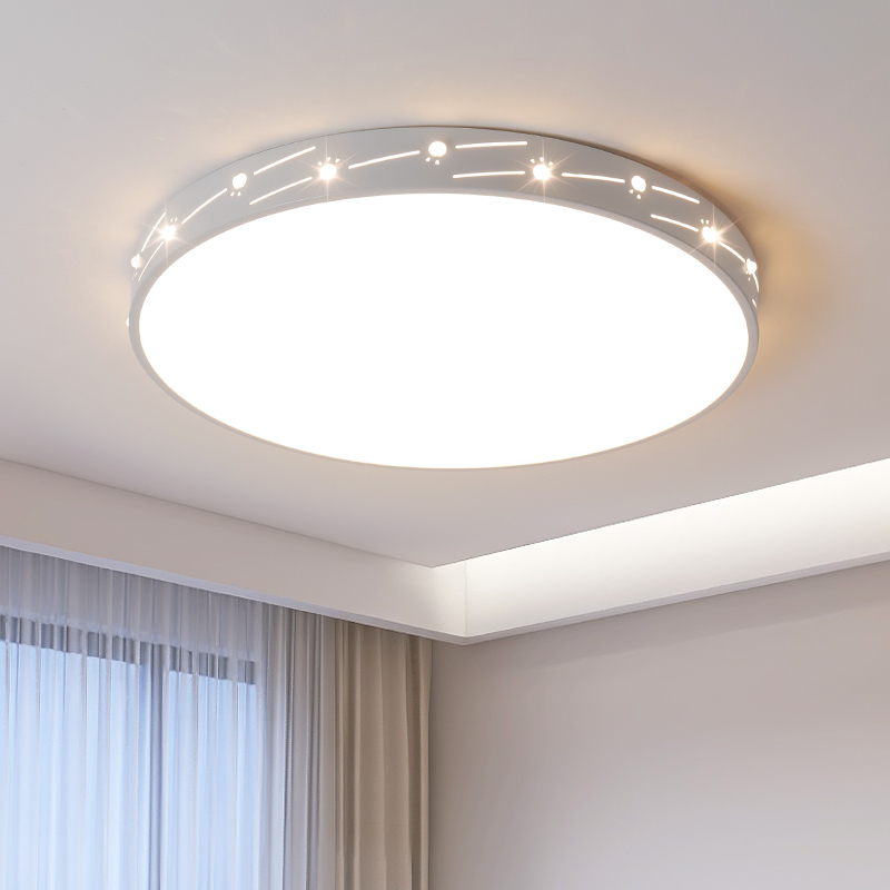 卧室灯现代简约大气2023新款吸顶灯房间灯儿童灯温馨智能LED灯具 - 图1