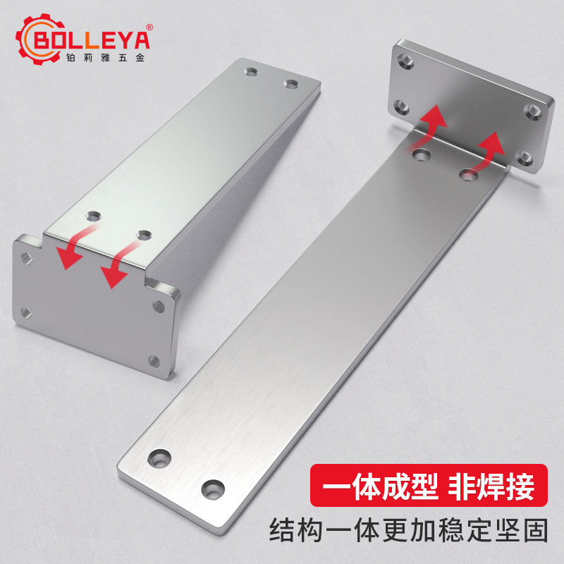 不锈钢三角支架托架墙上置物架悬空电视柜承重书桌支撑架直角固定 - 图2