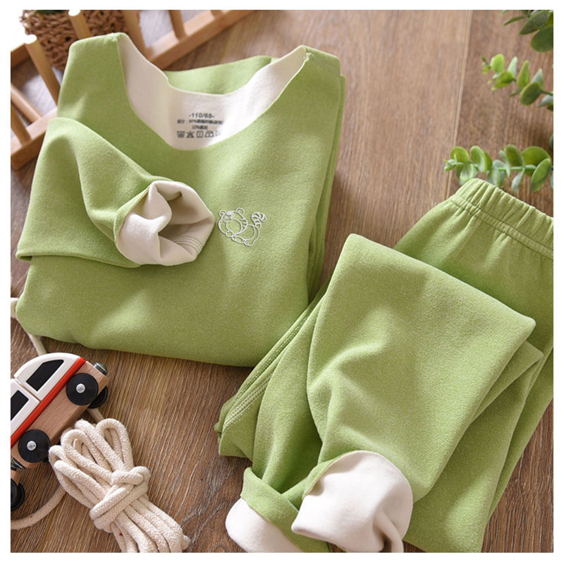 【德绒发热】儿童保暖内衣冬新款男女童秋衣裤家居服无骨套装童装,淘宝优惠券,粉丝福利购,淘宝优惠卷