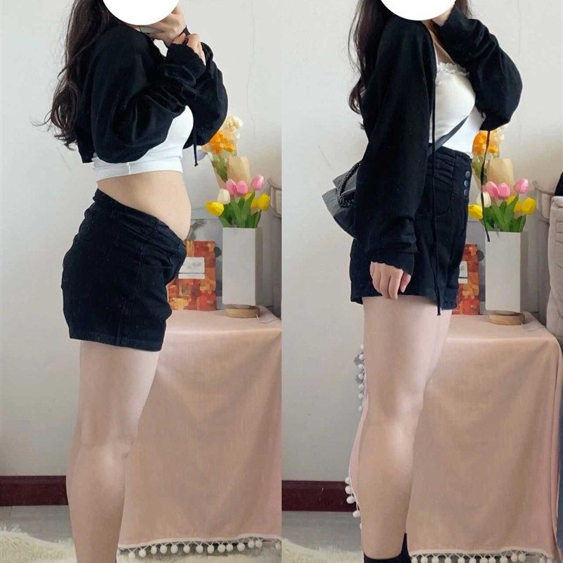 夏季新款2-300斤加肥加大胖mm大码牛仔短裤女梨型身材遮肉a字短裤,淘宝优惠券,粉丝福利购,淘宝优惠卷