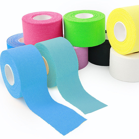 Anti-slip, sweat-absorbent, self-adhesive elastic yoga rings