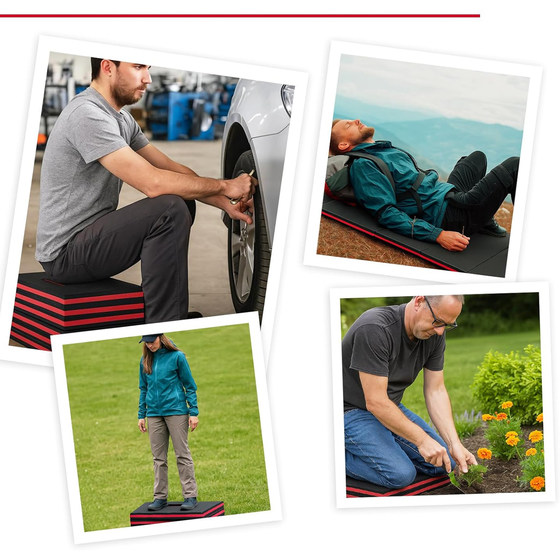 EVA folding mat portable household gardening outdoor work and pruning yoga travel car repair lying mat home mat