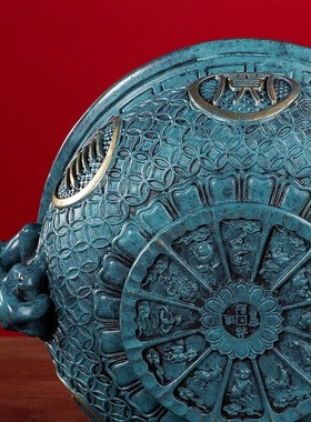 《聚宝盆》铜摆件客厅玄关家居装饰开业办公室乔迁礼品