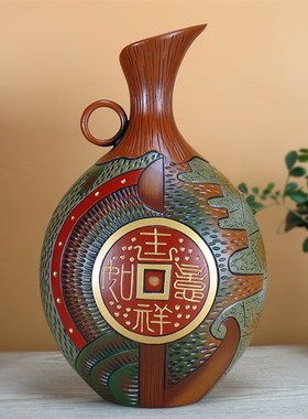 客厅玄关博古架装饰品 陶瓷工艺品C 新中式创意家居电视柜鞋柜摆