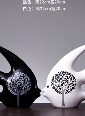 北欧摆件家居饰品客厅电视柜酒柜A软装饰品现代房间轻奢陶瓷小摆