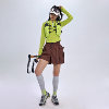 ZACHARIAH iris purple sun protection shorts for women