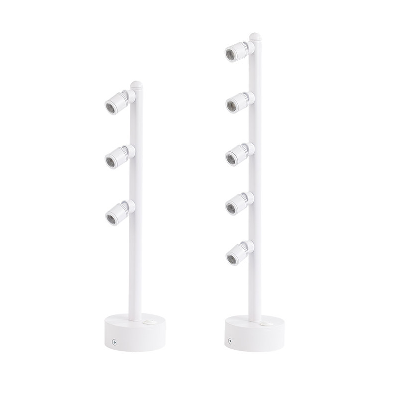 可充电led白色灯体珠宝柜台多头2W3W4W5W立杆无线射灯展会电池灯,淘宝优惠券,粉丝福利购,淘宝优惠卷