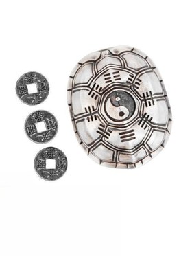 龟壳卜龟壳占挂龟壳易经64卦工具龟壳摇卦龟壳六爻文玩手把玩件