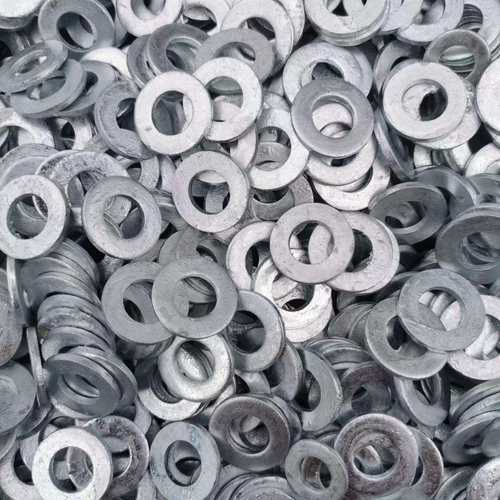 锌层足 无漏镀 无粘连 电力配套热镀锌平垫圈 - 图0
