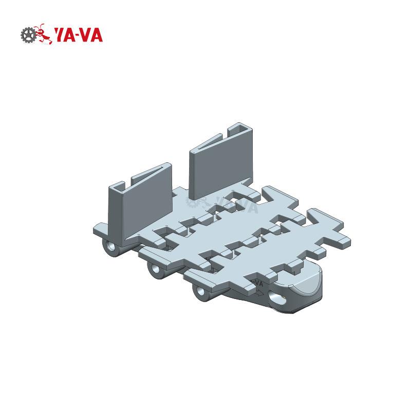 厂家供应 103宽链板 柔性输送机配件 白色链板A型小转弯输送链 - 图2