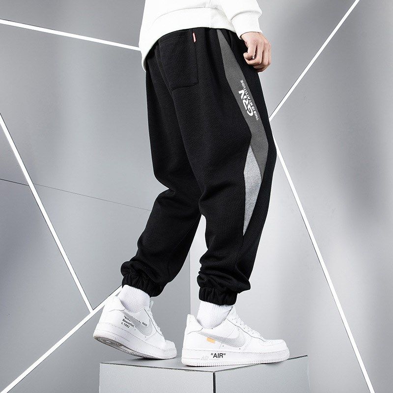 春季加肥加大男裤胖子裤子青少年宽松休闲运动裤男大码卫裤潮长裤,淘宝优惠券,粉丝福利购,淘宝优惠卷