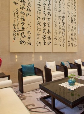 新中式陶瓷将军罐家居软装饰品摆件客厅电视柜玄关样板房家装摆设