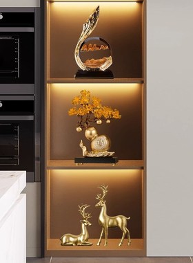 2025新款摆件酒柜装饰品展示柜客厅电视柜艺术轻奢高档大气上档次