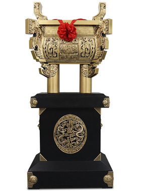 鼎摆件开业乔迁上市礼品工厂公司办公室前台大厅酒店饭店开业装饰