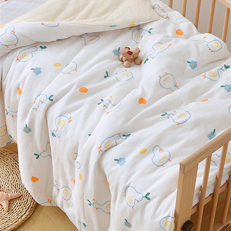 婴儿被子纯棉花被新生宝宝春秋冬季儿童盖被幼儿园小被子里外全棉,淘宝优惠券,粉丝福利购,淘宝优惠卷