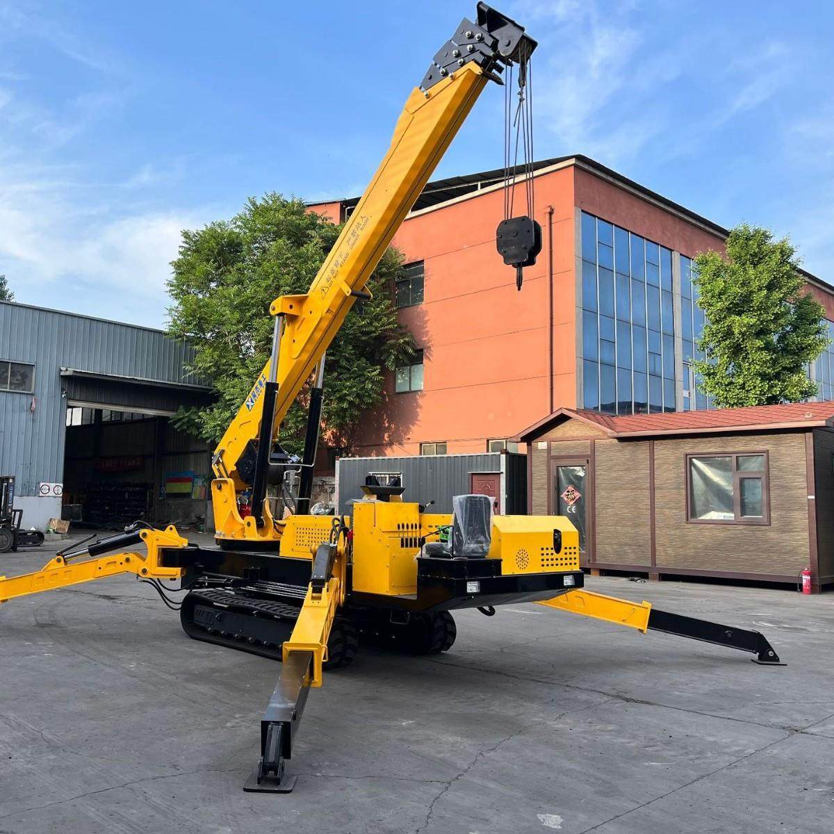 遥控操作蜘蛛吊支持一键调平油电两用可折叠狭小空间作业蜘蛛吊车,淘宝优惠券,粉丝福利购,淘宝优惠卷