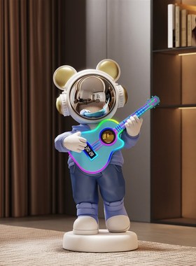 音乐太空人摆件智能音响高级感客厅宇航员电视柜旁家居装饰品礼物
