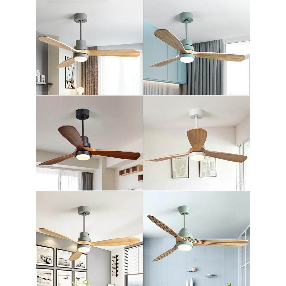 美式复古吊扇灯 北欧现代简约电风扇灯客厅餐厅Loft实木风扇吊灯,淘宝优惠券,粉丝福利购,淘宝优惠卷