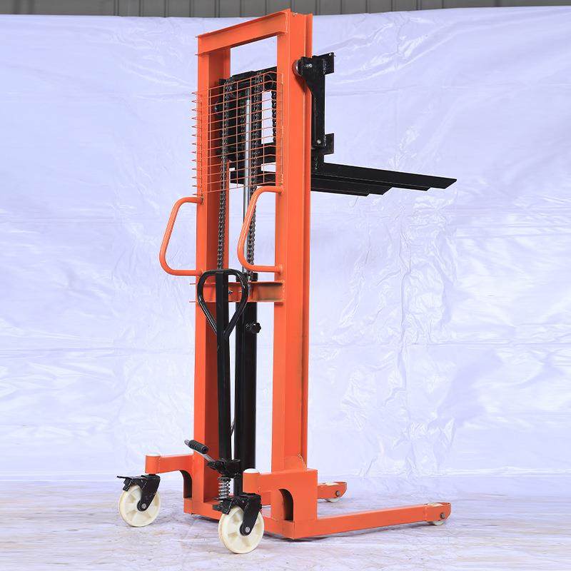 手动微电半电动堆高车1吨2吨手动堆高车叉车加高加长装卸搬运车,淘宝优惠券,粉丝福利购,淘宝优惠卷