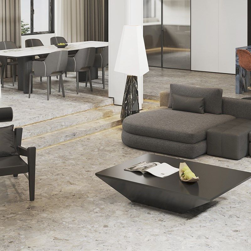 柔光大颗粒咖色水磨石瓷砖 客厅餐厅卫生间连锁店铺地砖墙砖1200,淘宝优惠券,粉丝福利购,淘宝优惠卷