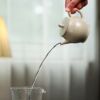 New purple clay pot Qiu Zhu Pot original ore sesame white jade section tea set Kung Fu teapot support generation