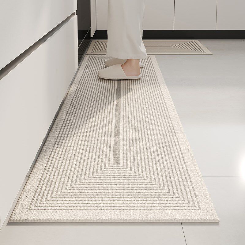 Kitchen dirt-resistant dust-removing floor mats anti-slip and anti-fall floor mats wear-resistant carpets can be customized no-wash and wipeable household strips