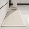 Kitchen dirt-resistant dust-removing floor mats anti-slip and anti-fall floor mats wear-resistant carpets can be customized no-wash and wipeable household strips