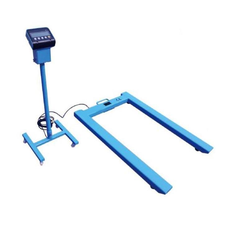 亚津小型0.5-2T不锈钢电子磅便携式移动带轮子磅秤U型地磅托板秤 - 图0