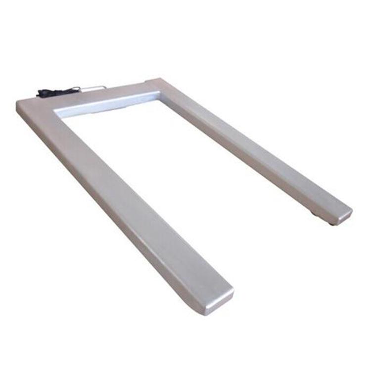 亚津小型0.5-2T不锈钢电子磅便携式移动带轮子磅秤U型地磅托板秤 - 图2